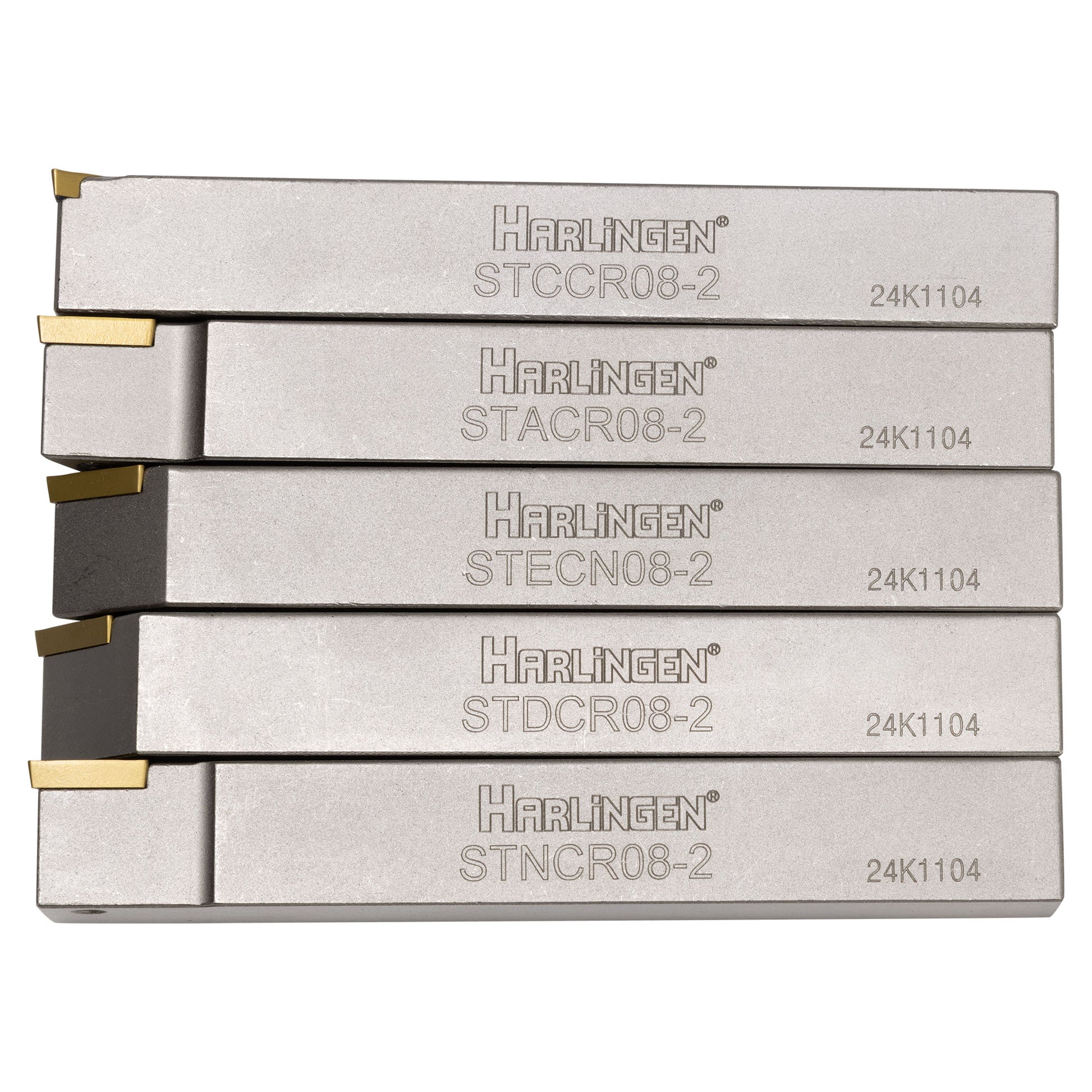 Turning Tools, 1/2" Indexable, 5 Piece Set, Harlingen