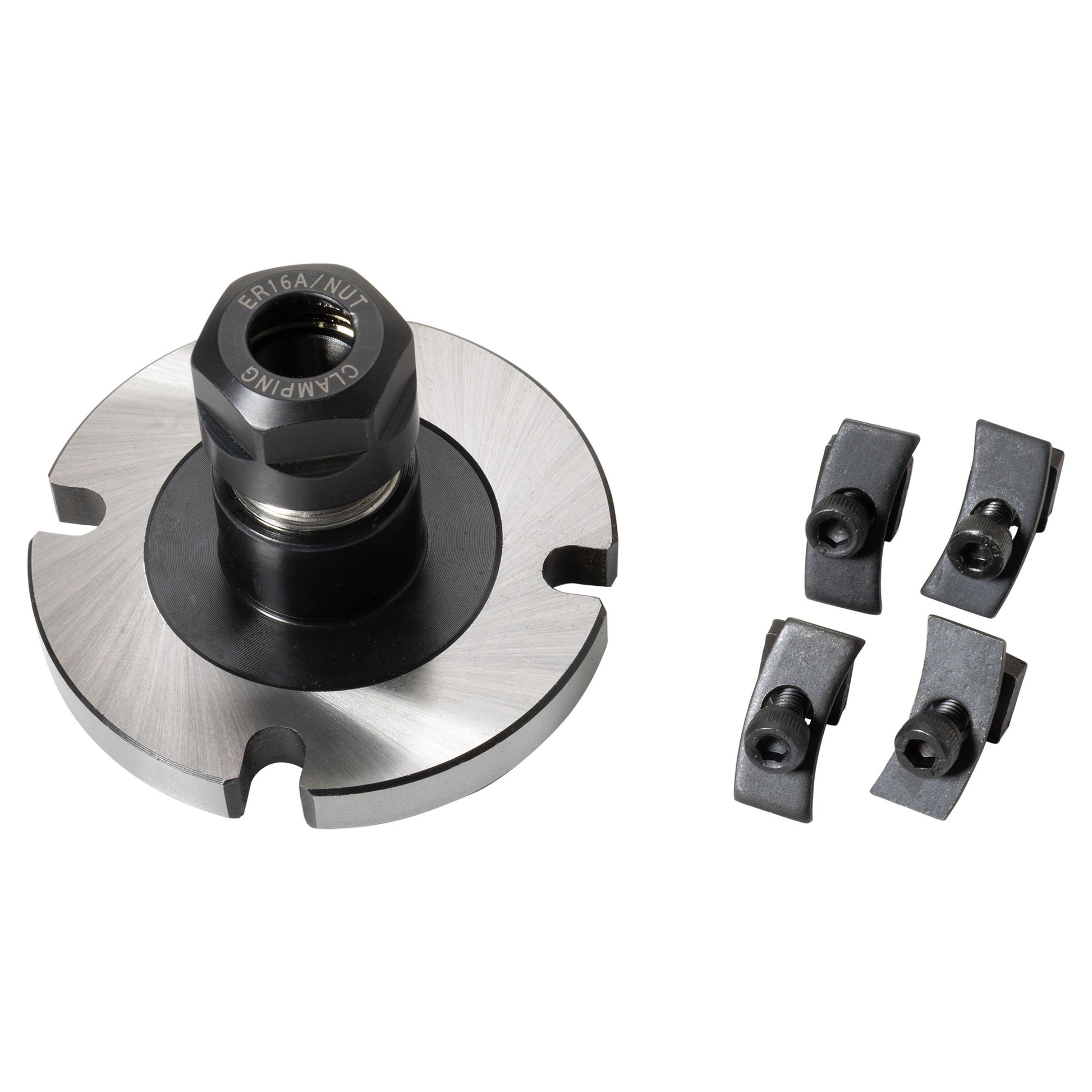 Collet Chuck, Rotary Table, ER-16, 80 mm Diameter