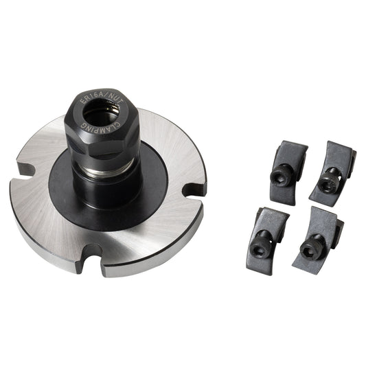 Collet Chuck, Rotary Table, ER-16, 80 mm Diameter