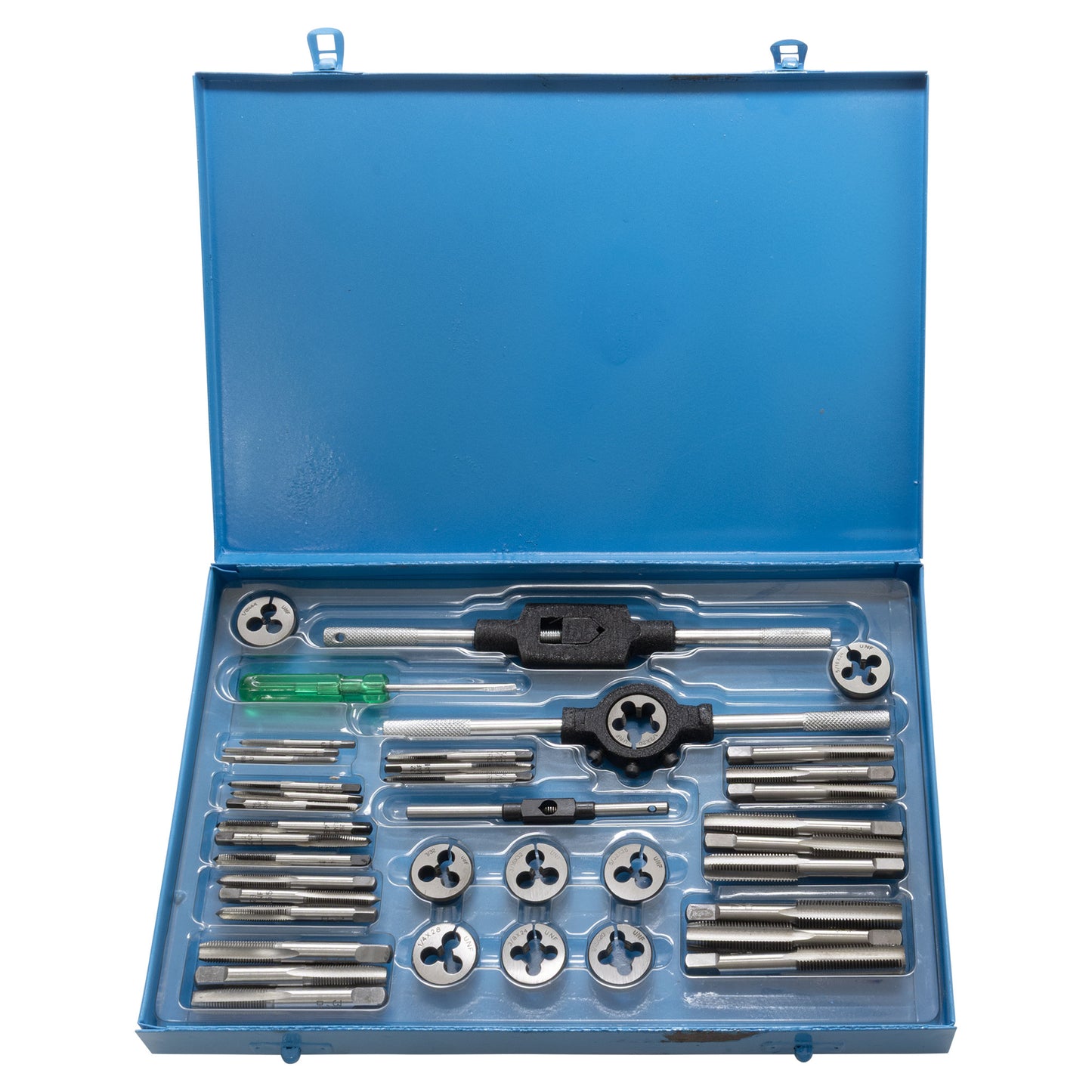 Tap & Die Set, 42-Piece 1/8" to 1/2" UNF