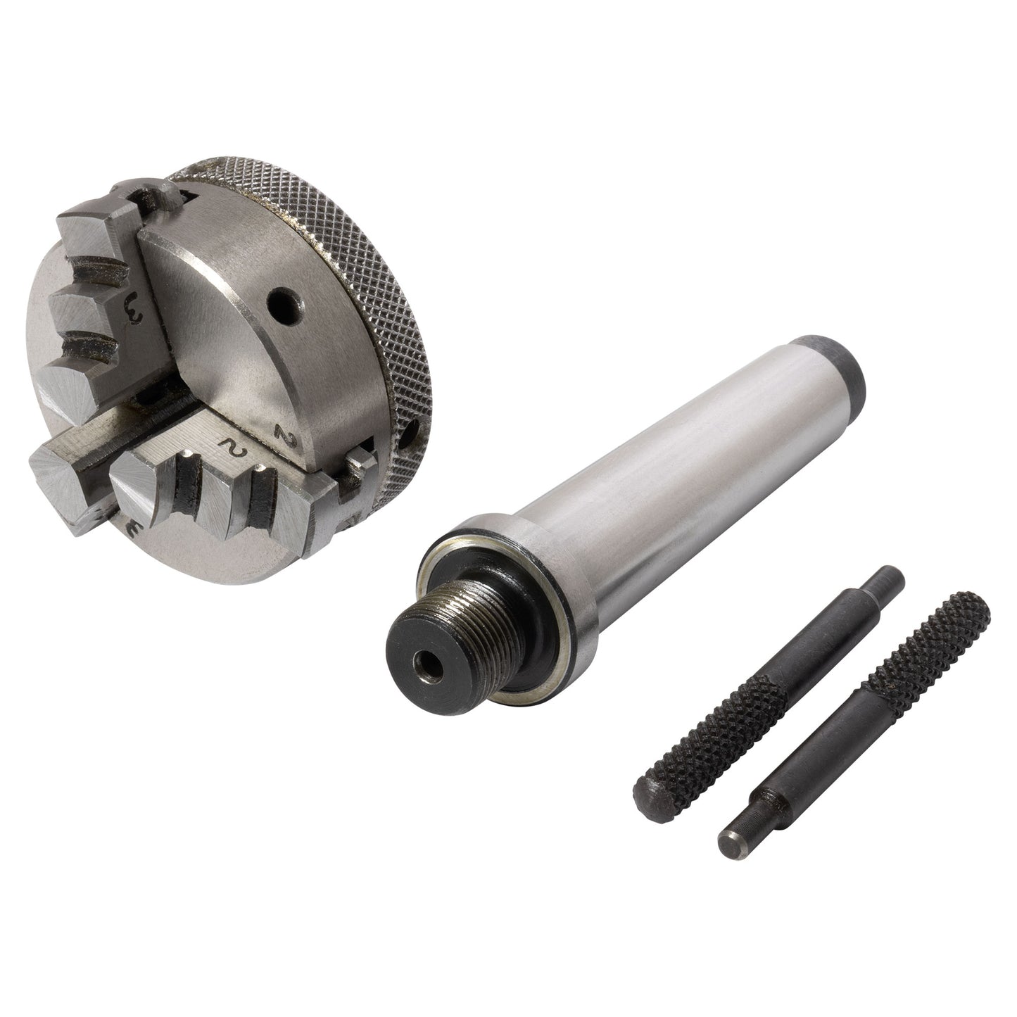 Lathe Chuck - 2", 3-Jaw with 2MT Arbor
