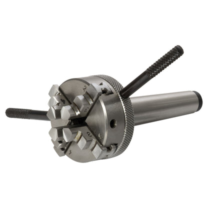 Lathe Chuck - 2", 4-Jaw with 2MT Arbor