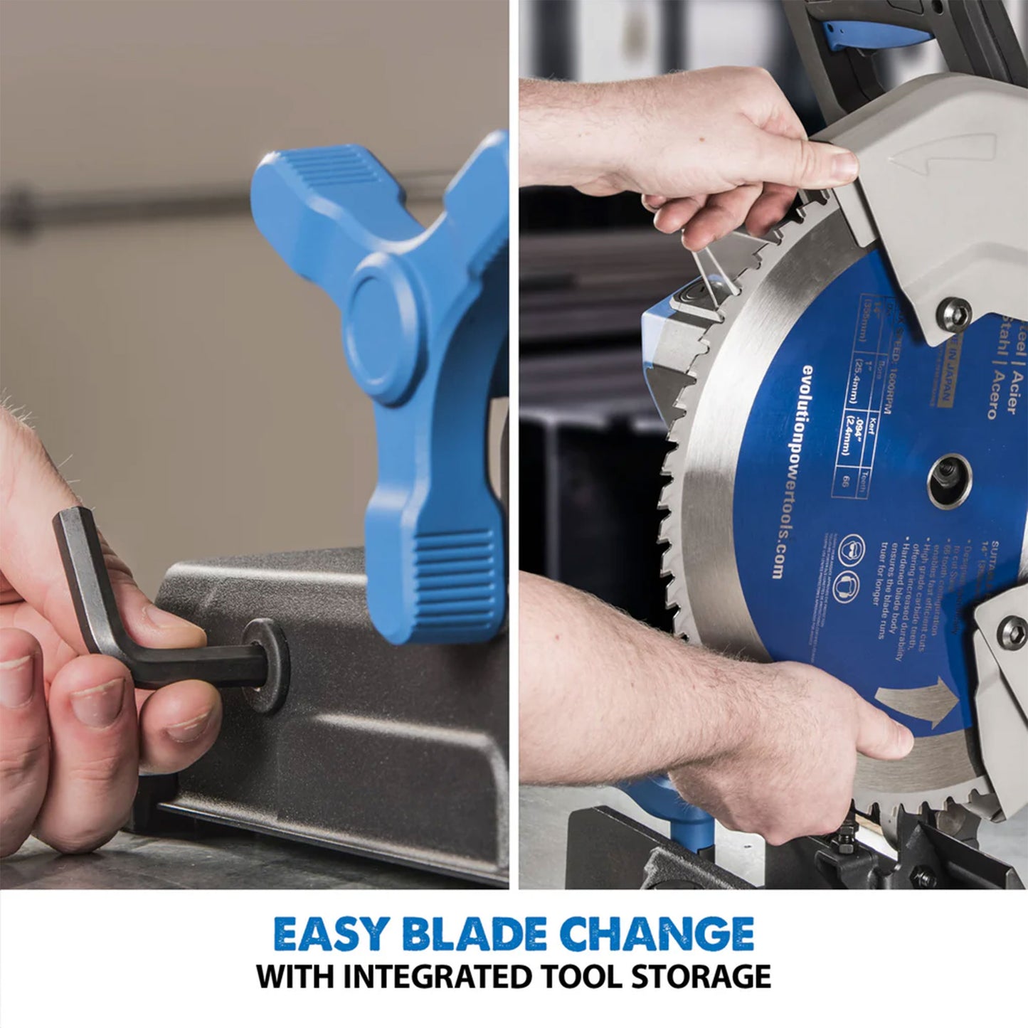 Chop Saw, 14" Metal Cutting, Evolution