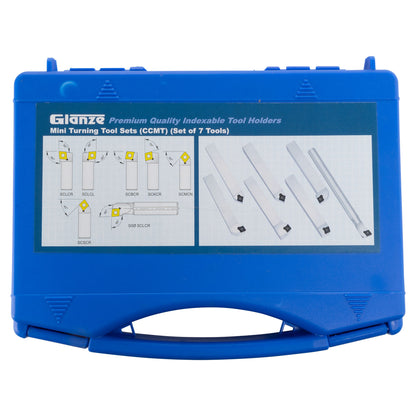 Turning & Boring Tools, 5/16 inch Indexable, 7 Piece Set - case