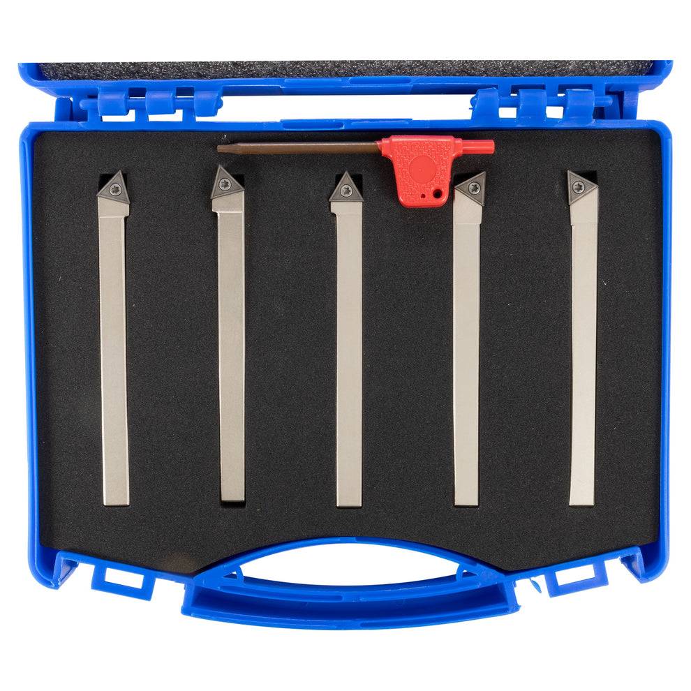 MINI TURNING TOOL SET (5 TOOLS) 5/16 SILVER FINISH – LittleMachineShop.com