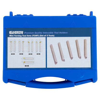MINI TURNING TOOL SET (5 TOOLS) 5/16 SILVER FINISH - Box - LittleMachineShop.com