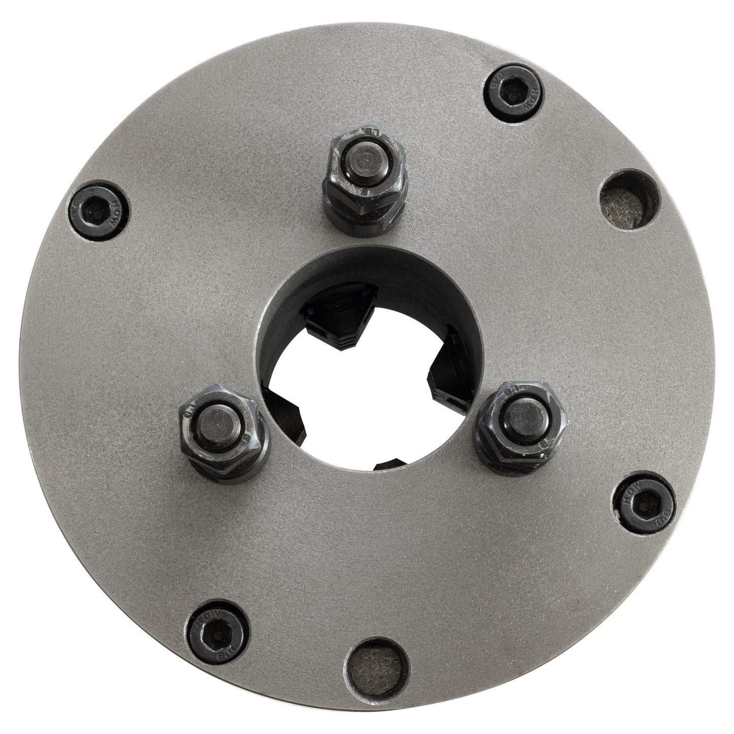 Lathe Chuck - 6", 4-Jaw with adaptor for HiTorque 7600 and 7650 Lathes ONLY