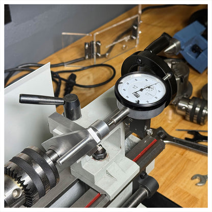 Tail Stock Rail for Indicator Holder - installed - LittleMachineShop.com
