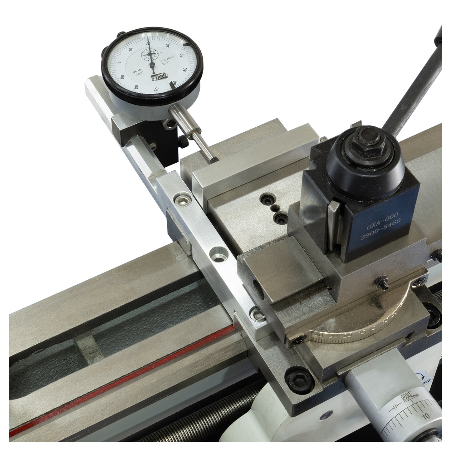 Cross Slide Rail for Indicator Holder - Installed View 1 - LittleMachineShop.com