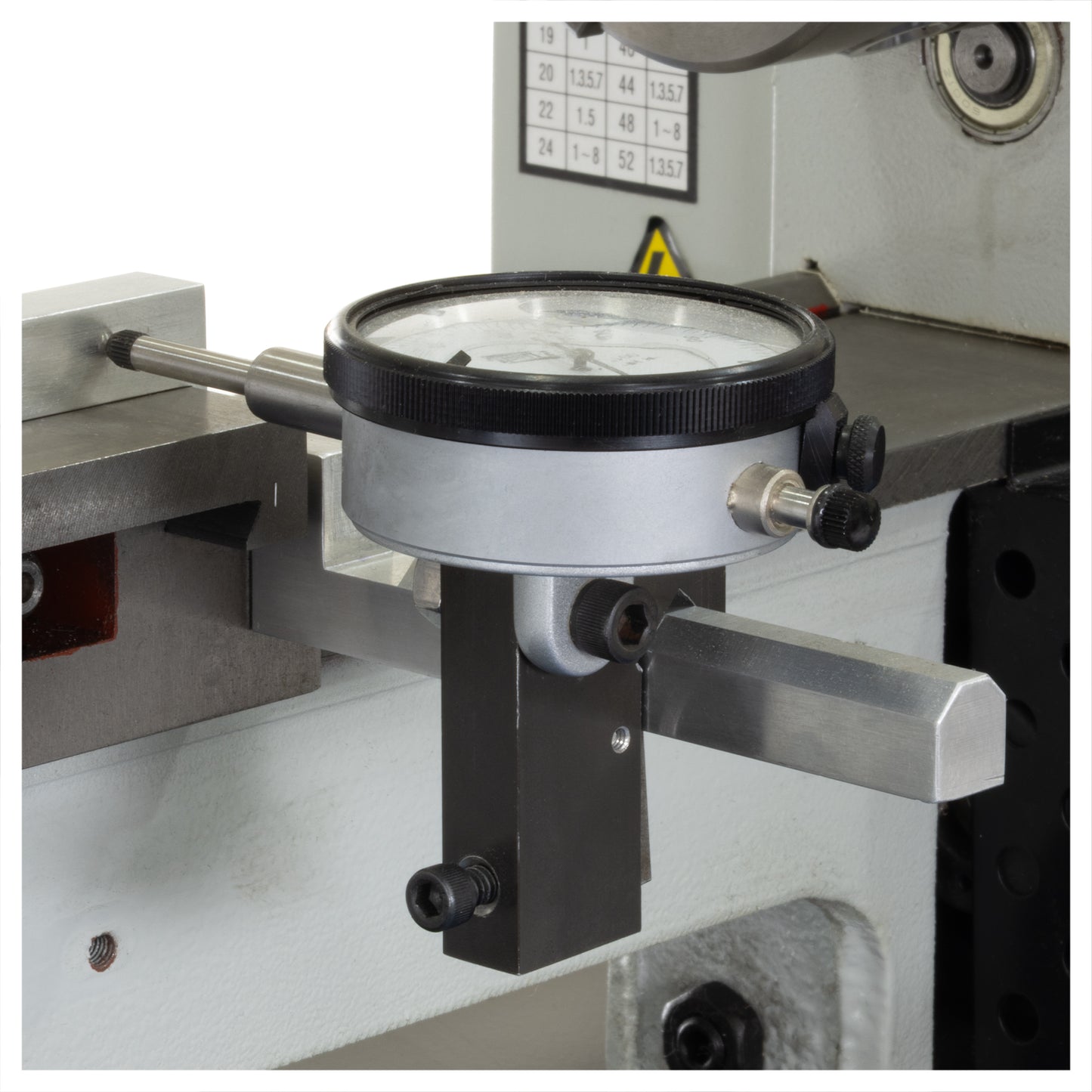 Cross Slide Rail for Indicator Holder - Installed View 3 - LittleMachineShop.com