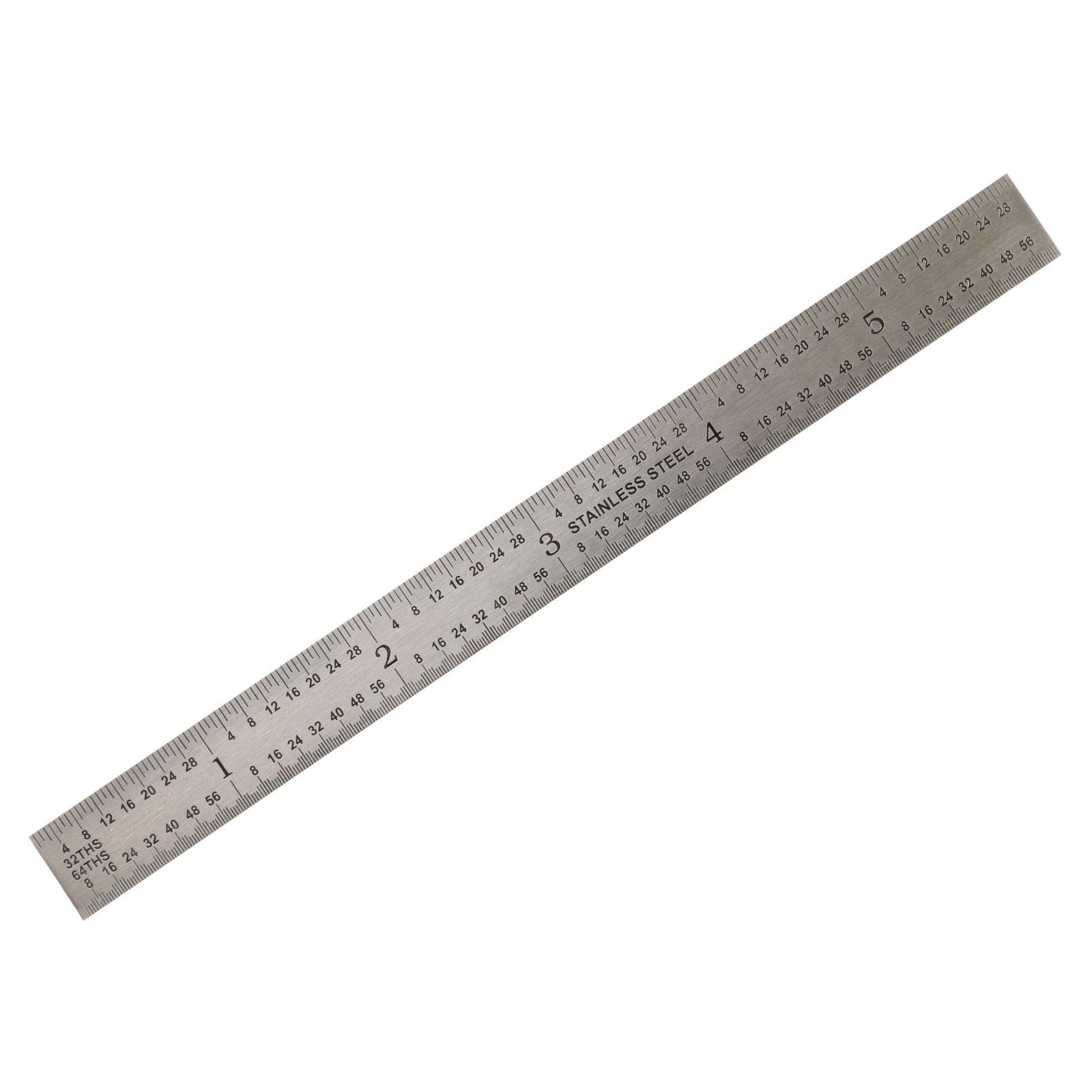 Rule, Steel, 6" 4R Flexible - 32nds and 64ths side - LittleMachineShop.com