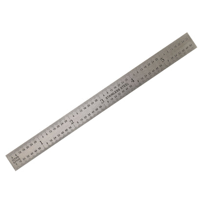 Rule, Steel, 6" 4R Flexible - 32nds and 64ths side - LittleMachineShop.com