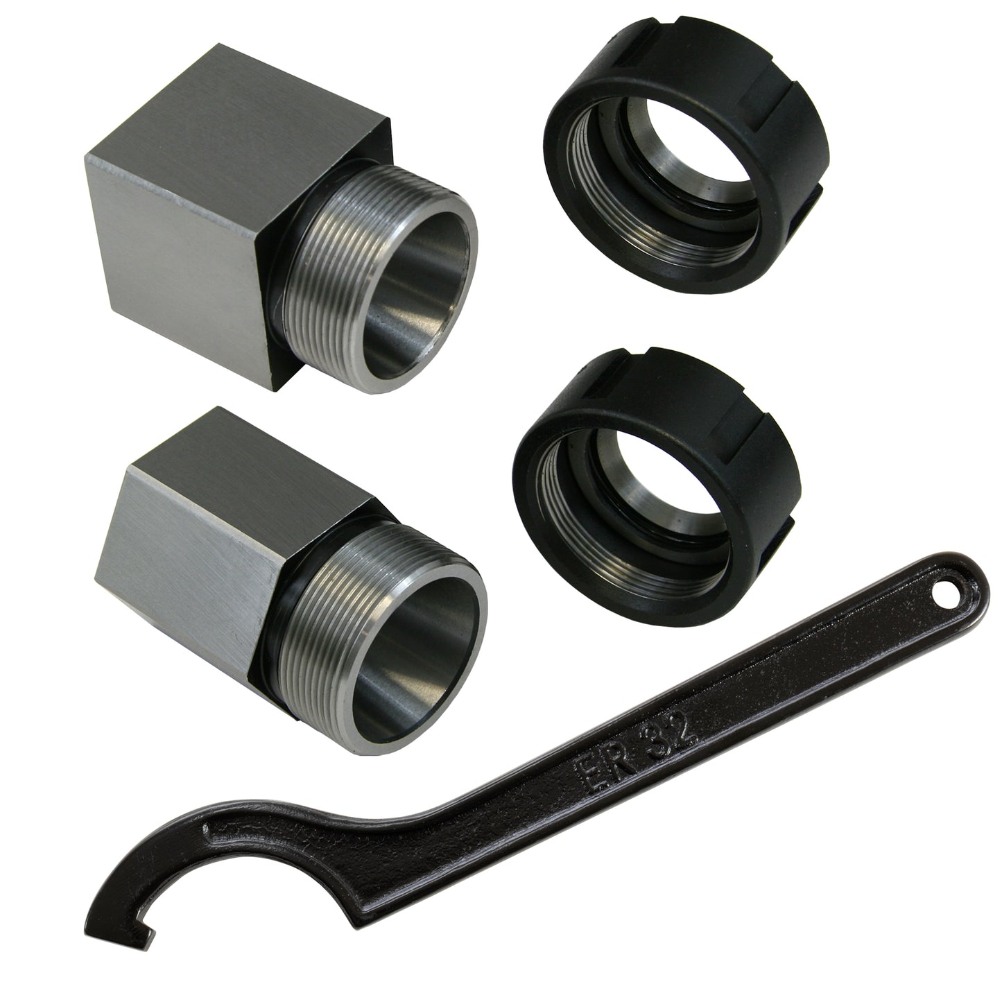Collet Block Set (Hex/Square), ER-32 - LittleMachineShop.com