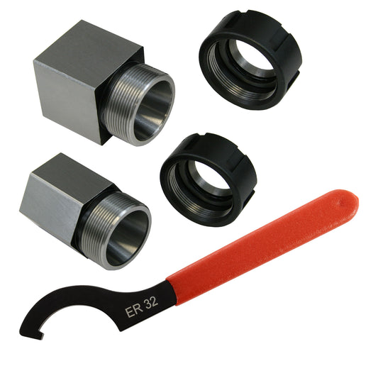 Collet Blocks (Hex/Square), ER-32 - LittleMachineShop.com