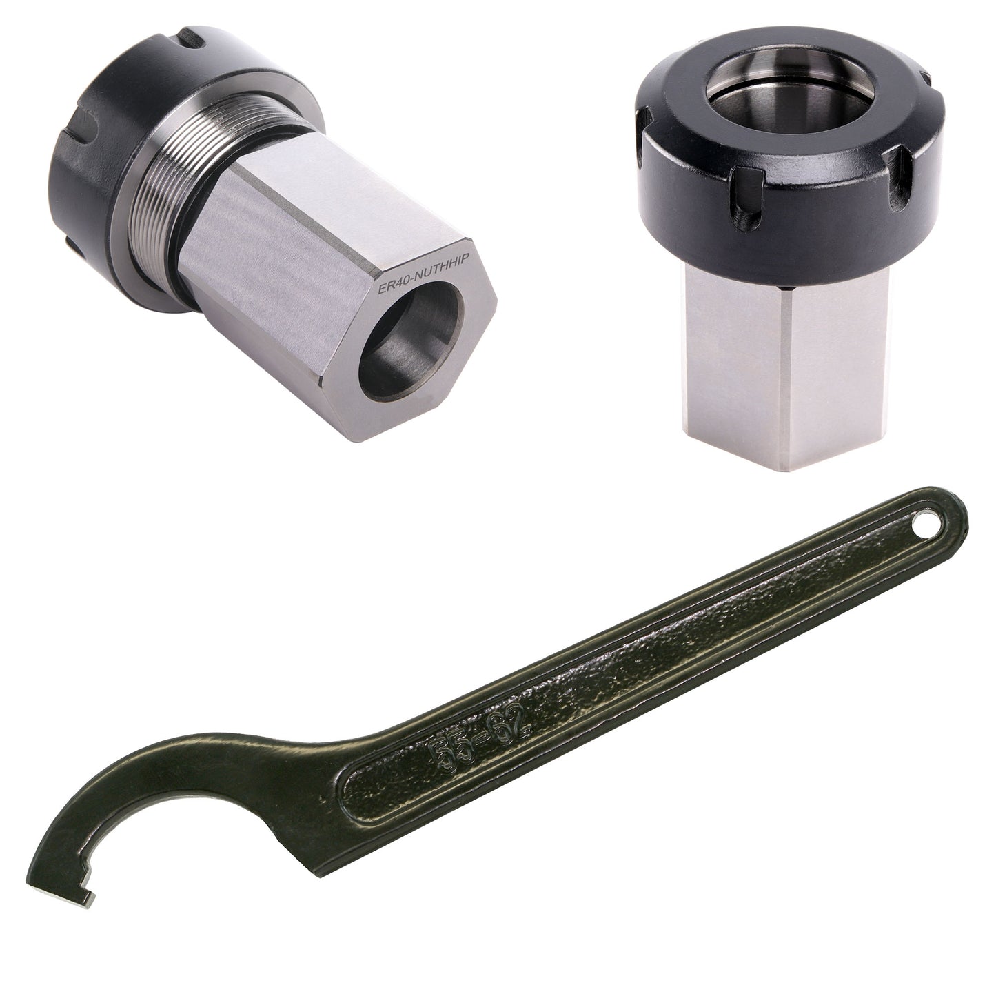 Collet Blocks (Hex/Square), ER-40 - LittleMachineShop.com