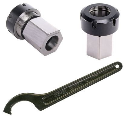 Collet Blocks (Hex/Square), ER-40 - LittleMachineShop.com