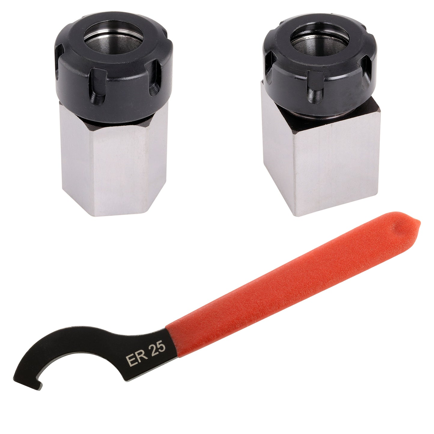 Collet Blocks (Hex/Square), ER-25 - LittleMachineShop.com