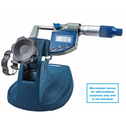 Micrometer Stand, Dasqua, Micrometer Mounted | LittleMachineShop.com