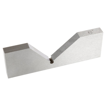 Angle Blocks, Set of 17, Sample showing 40 degree block | Littlemachineshop.com
