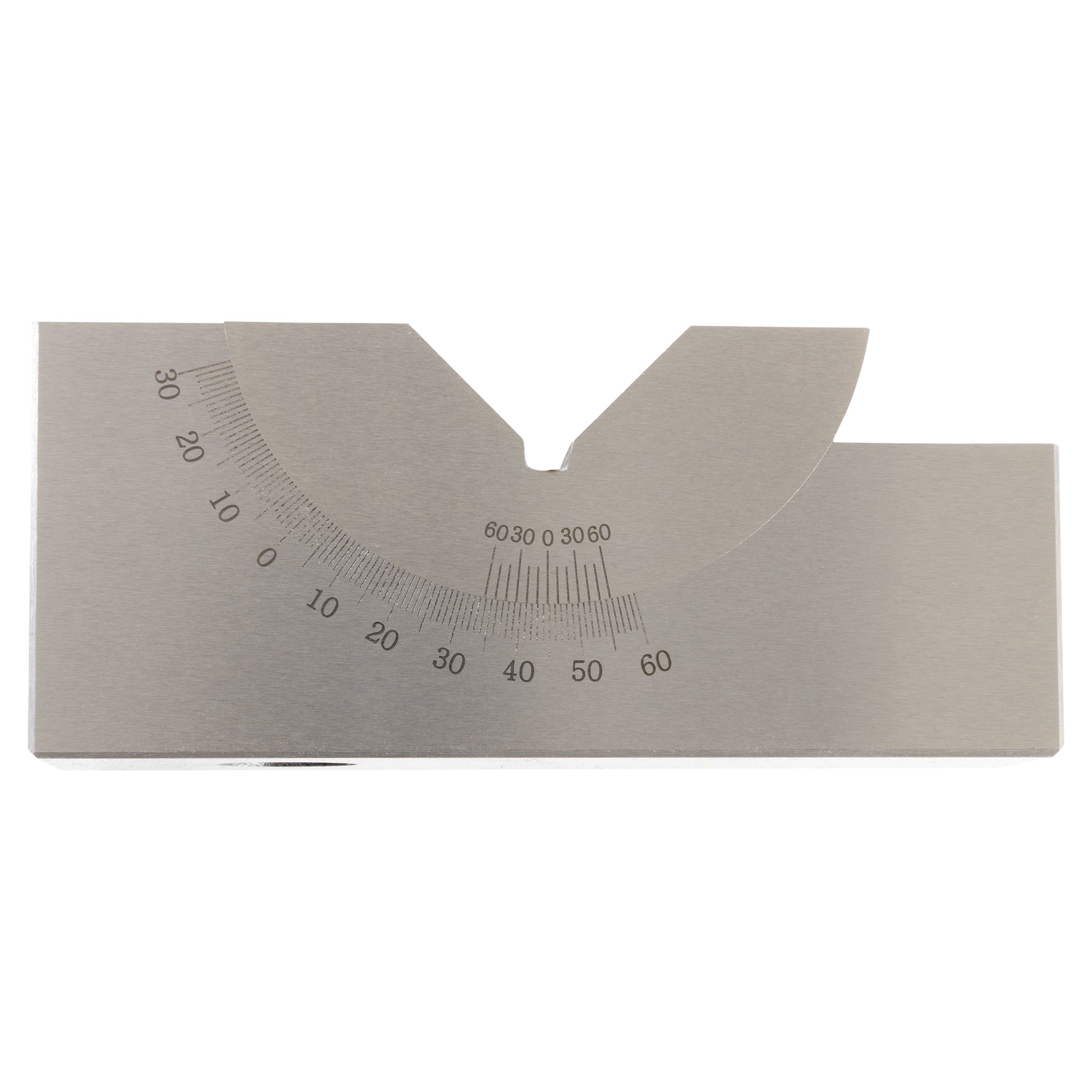 Angle Block, 0–60 Degree, 1" x 1-1/4" x 3" Front View | LittleMachineShop.com