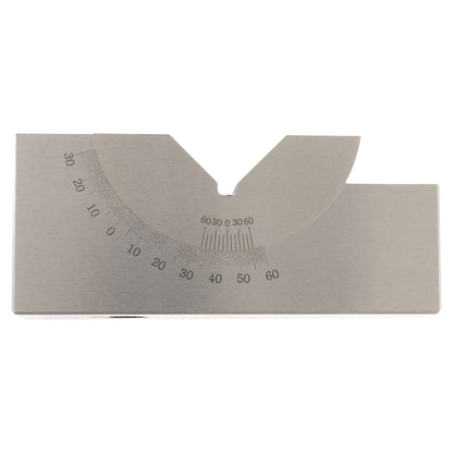Angle Block, 0–60 Degree, 1" x 1-1/4" x 3" Front View | LittleMachineShop.com