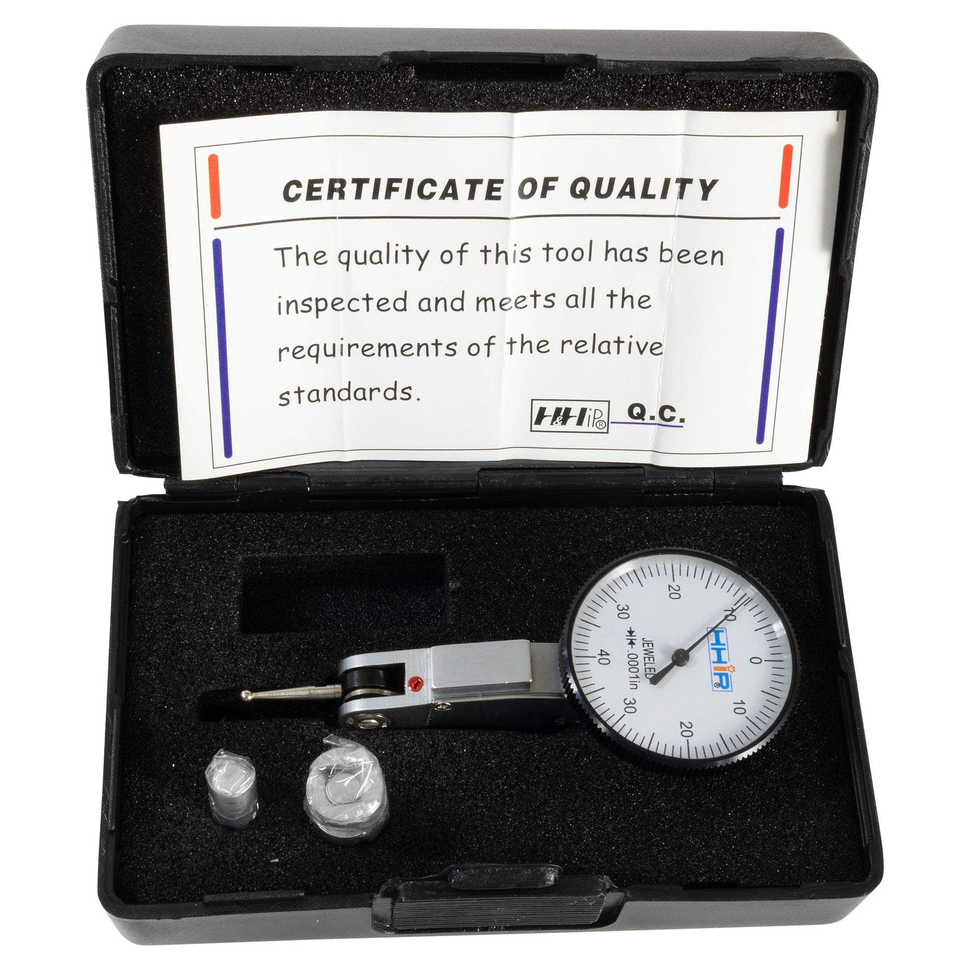 Dial Test Indicator, 0-40-0 x 0.0001" Extra Precision | LittleMachineShop.com