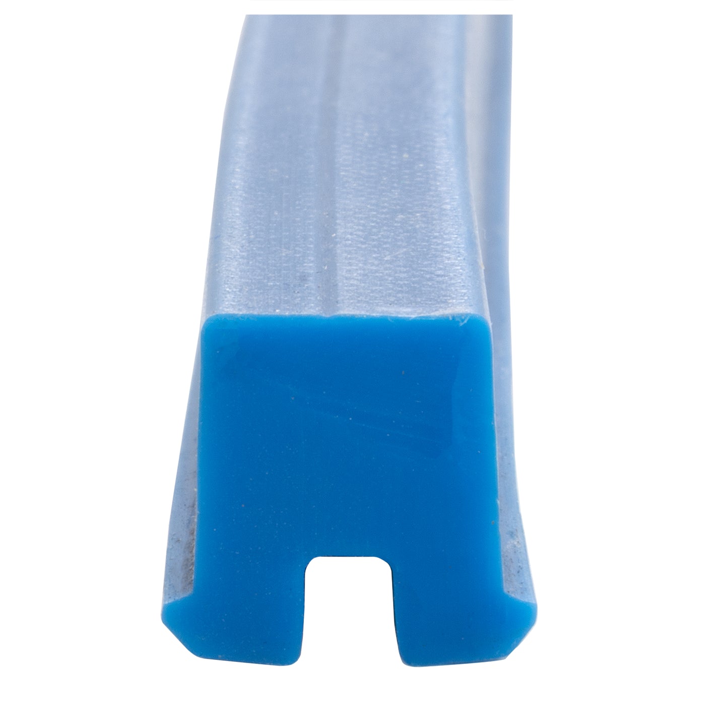 T-Slot Chip Guards, High-temperature Silicone, Sold by Foot, Cross Section View | LittleMachineShop.com