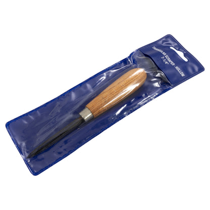 Triangular Hollow Scraper - In Case - LittleMachineShop.com