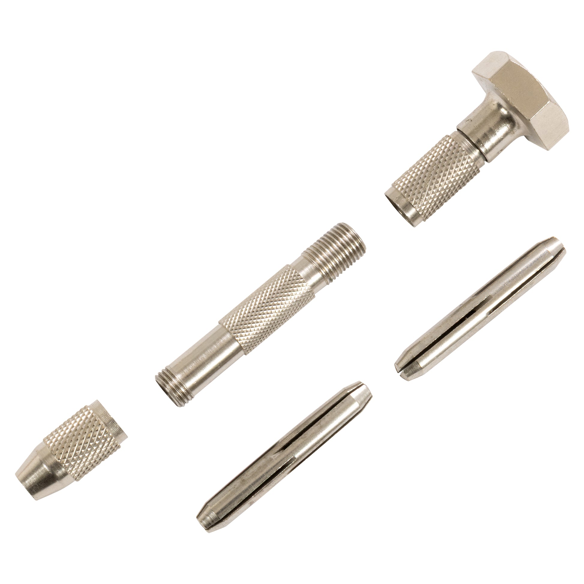 Pin Vise, 0 - 3.2mm - Exploded View - LittleMachineShop.com