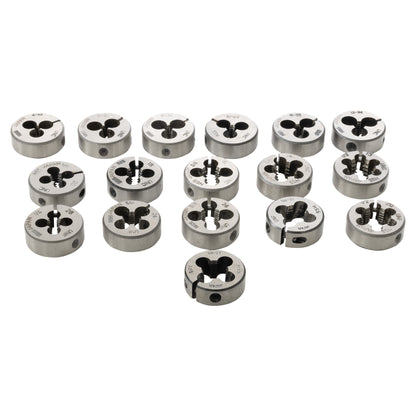 Tap & Die Set, 40 Piece HSS Round Adjustable, Dies Alternate View | LittleMachineShop.com