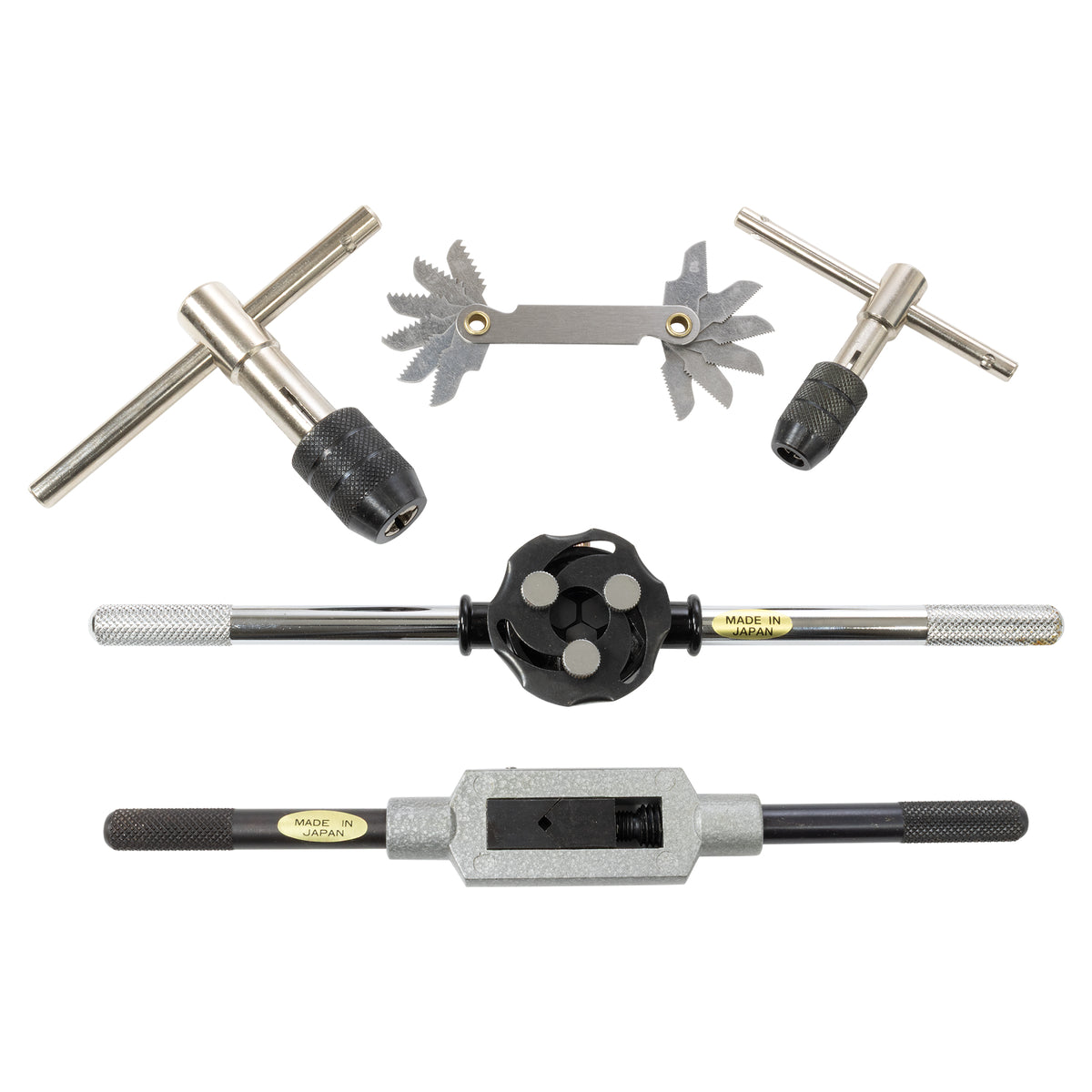 Tap & Die Set, 40 Piece HSS Round Adjustable, Tools Included | LittleMachineShop.com