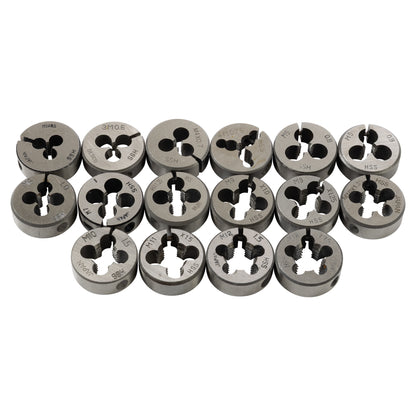 Tap & Die Set, 40 Piece HSS Round Adjustable, Metric, Dies Alternate View | LittleMachineShop.com