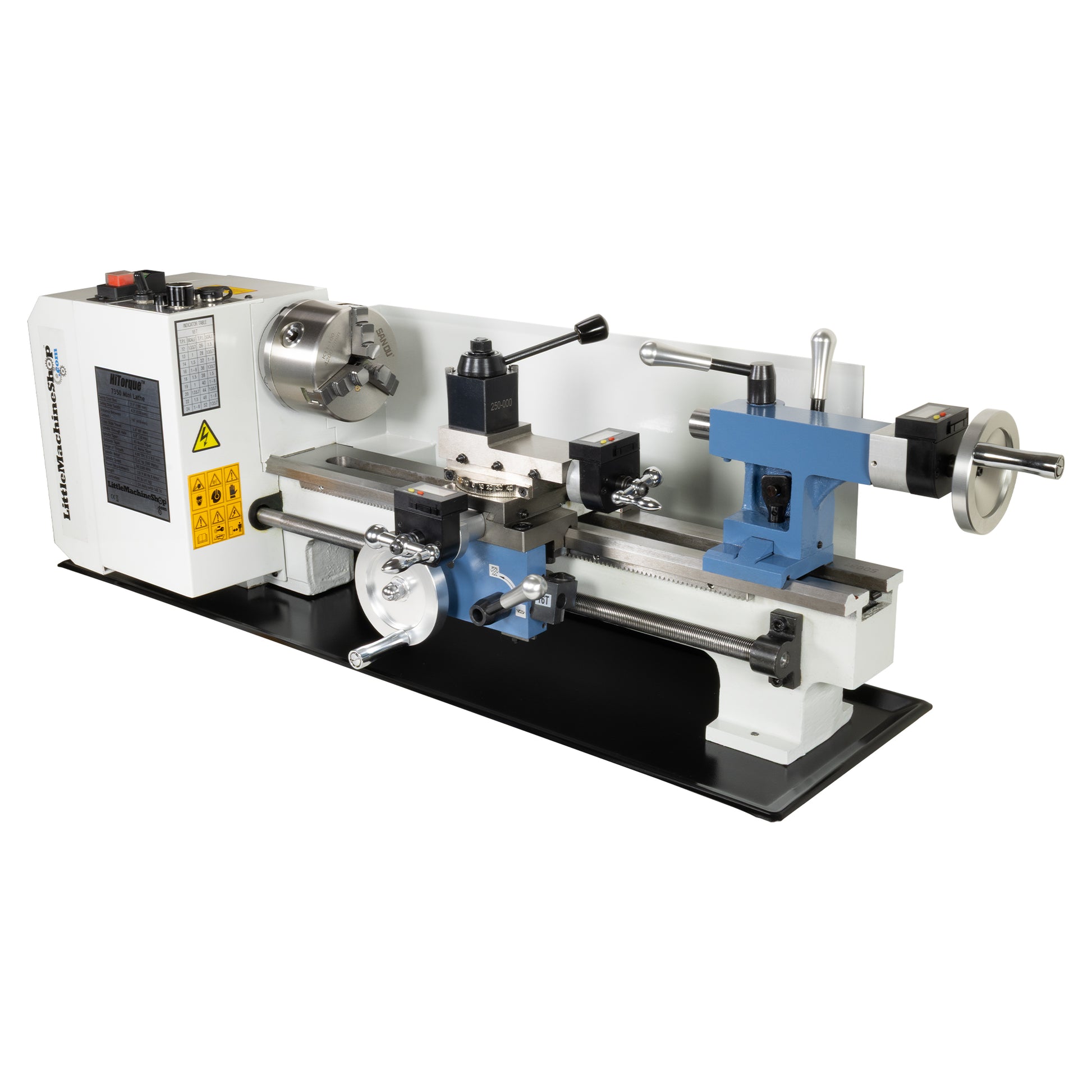 HiTorque 7350 Mini Lathe - 7x16 - Alternate View | LittleMachineShop.com