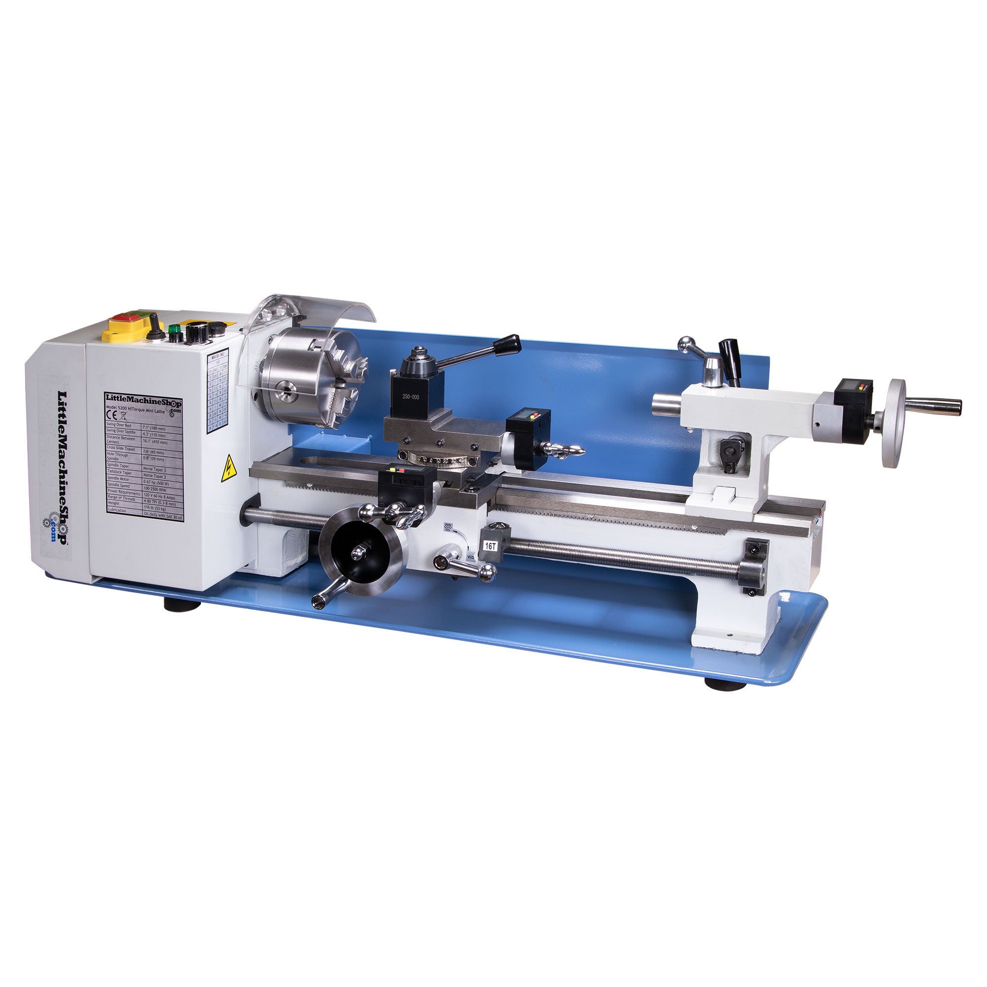 HiTorque 7350 Mini Lathe - 7x16 | LittleMachineShop.com