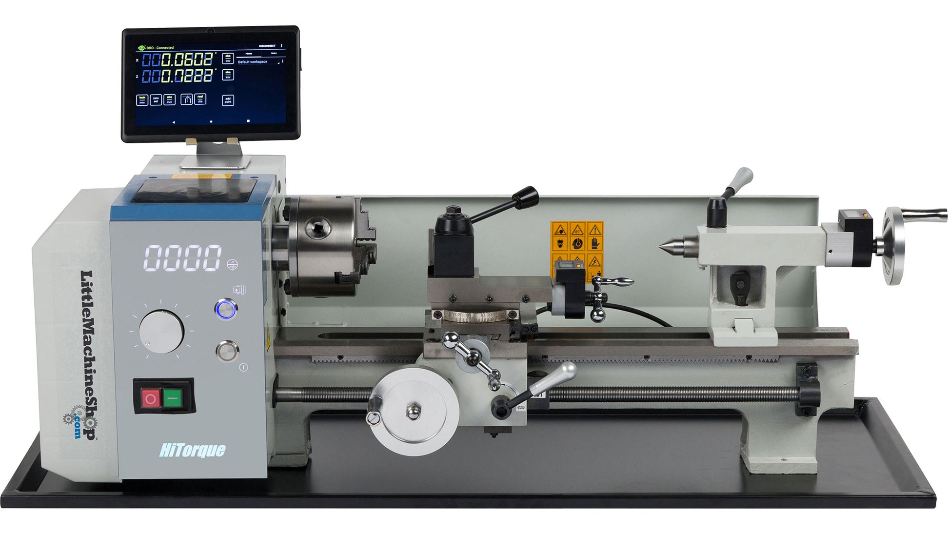 HiTorque 7450 Deluxe Mini Lathe - 7x16, LED Display