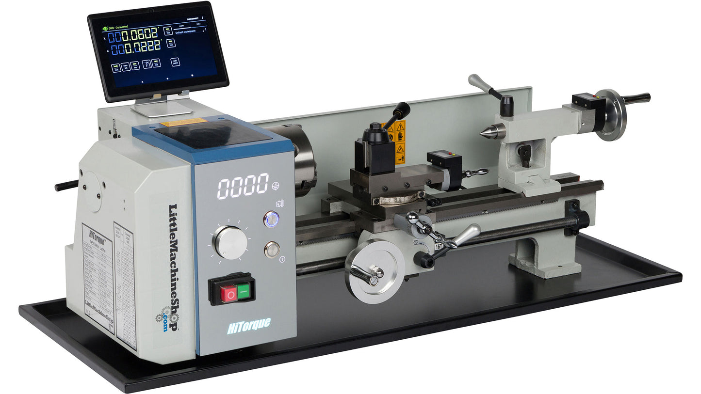 HiTorque 7450 Deluxe Mini Lathe - 7x16, LED Display
