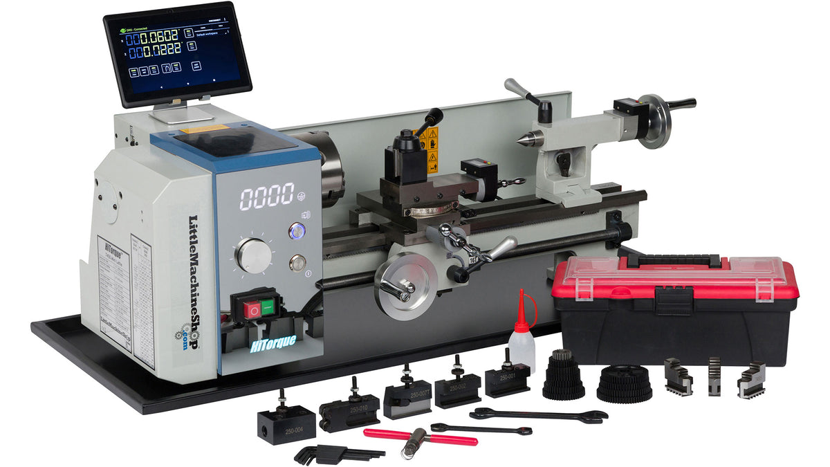 HiTorque 7450 Deluxe Mini Lathe - 7x16, LED Display – LittleMachineShop.com