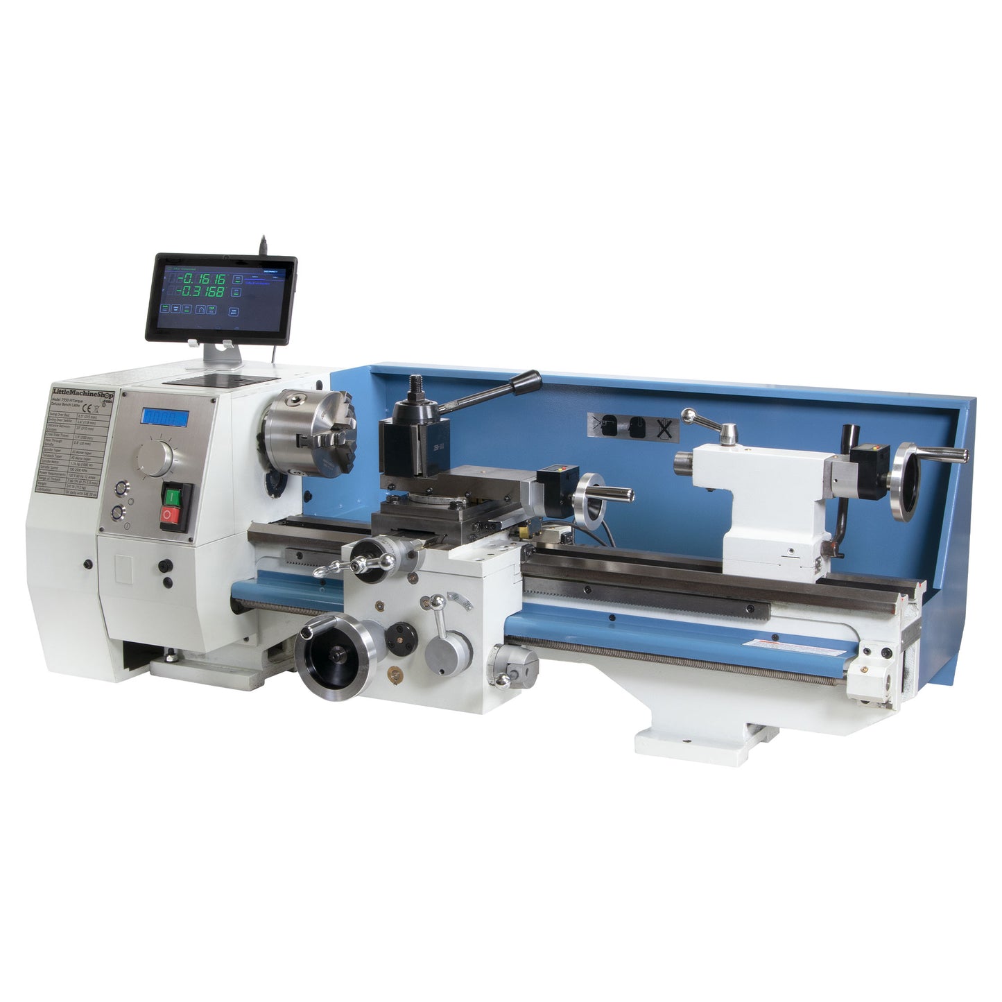 HiTorque 7550 Deluxe Bench Lathe - 8.5x20 | LittleMachineShop.com
