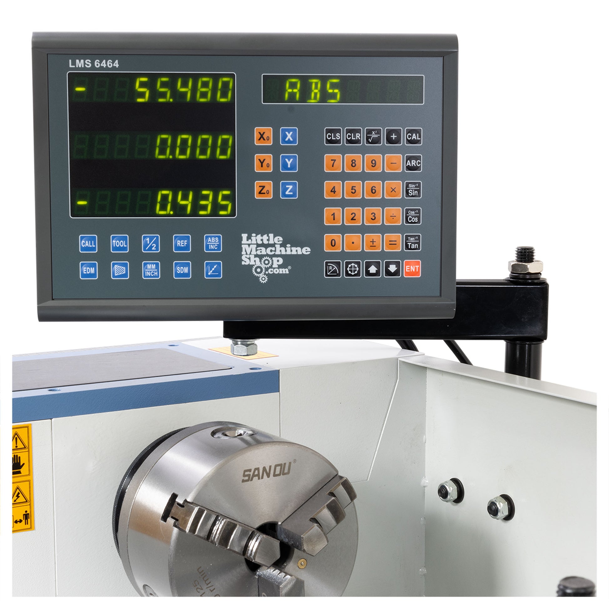 HiTorque 9x20 Deluxe Bench Lathe, LED Display