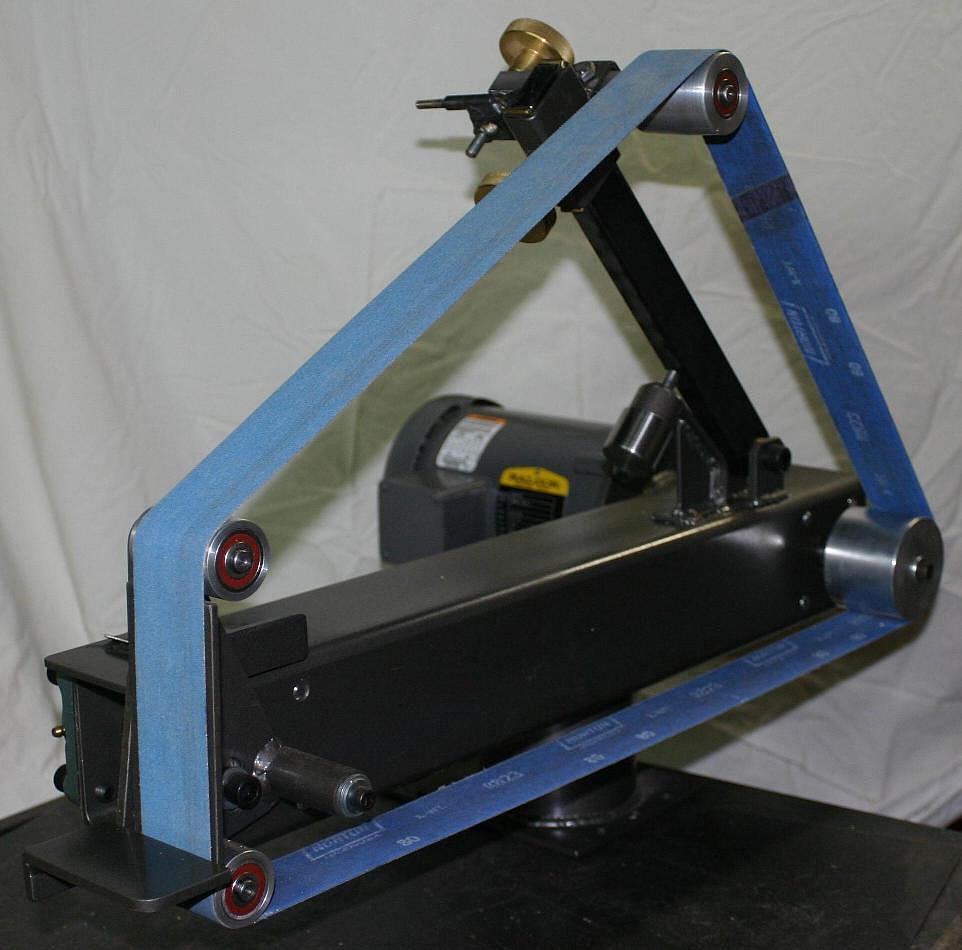 Belt Grinder Plans - completed grinder photo
