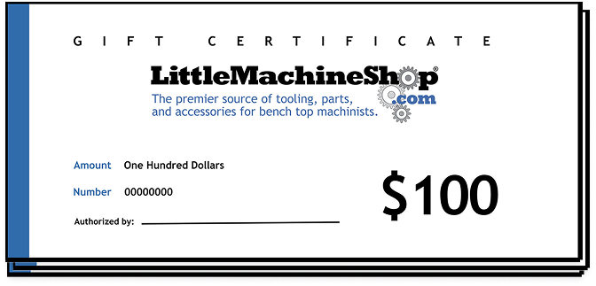 Little Machine Shop gift certificate image