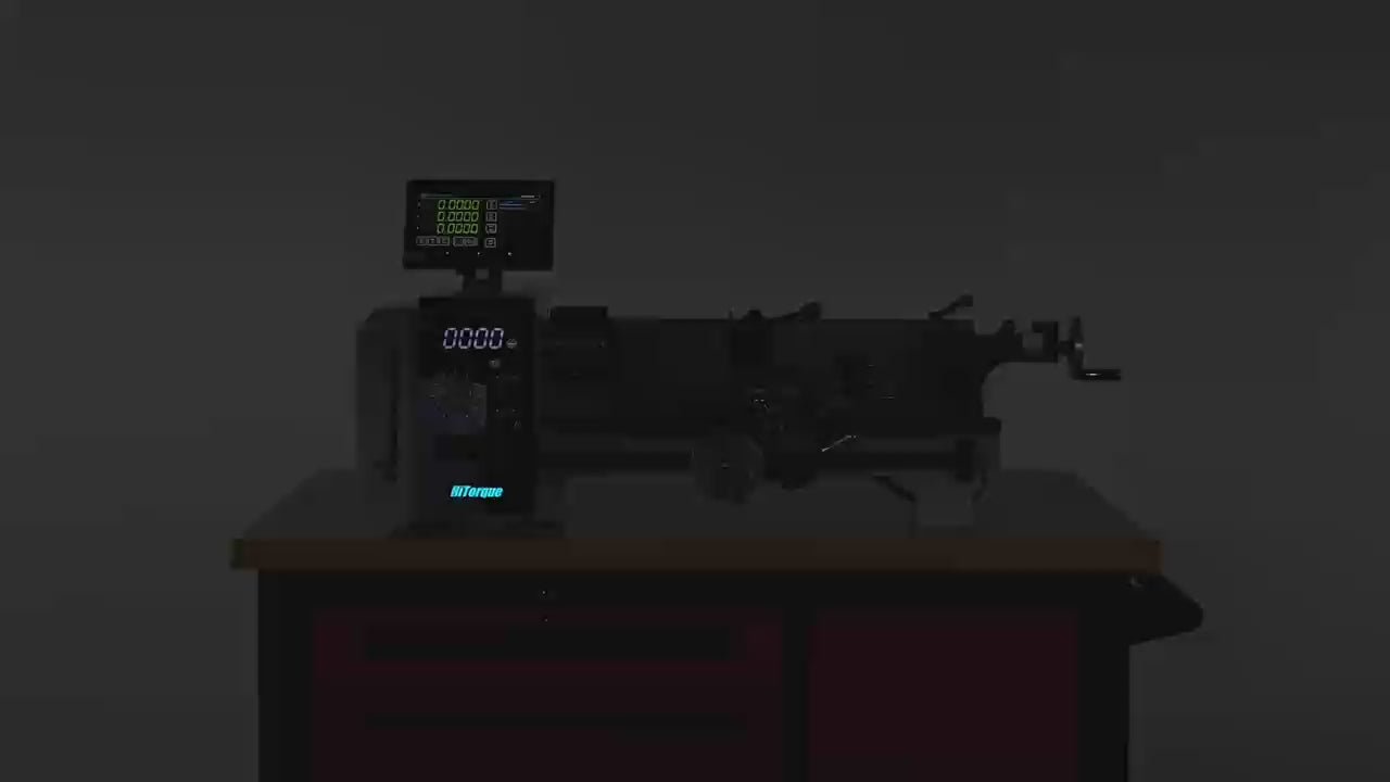 HiTorque 7450 Deluxe Mini Lathe - 7x16, LED Display