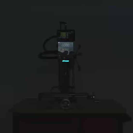 HiTorque 6450 Deluxe LED Mini Mill - Overview Video - LittleMachineShop.com
