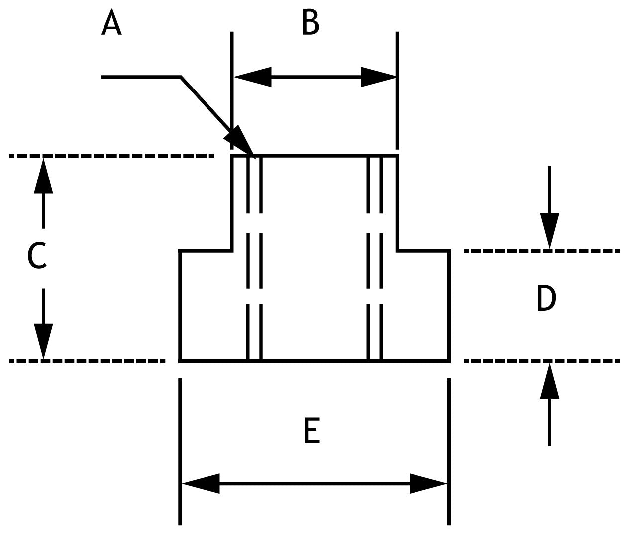 T-slot nut diagram - LittleMachineShop.com