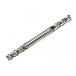 End Mill, Miniature, 3/16" 4 Flute, Double Ended, HSS