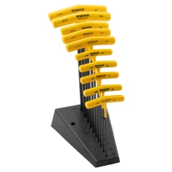 Hex Wrench Set, T-Handle Ball End, Inch Hex Wrench Set, T-Handle Ball End, Inch