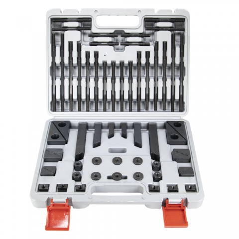 Clamping Kit, 8 mm T-Slot in Organizer Case