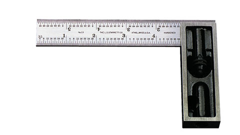 Double Square, 6" 4R, Starrett