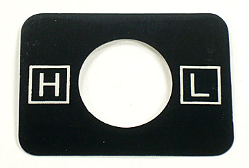 Label, High-Low Shifter