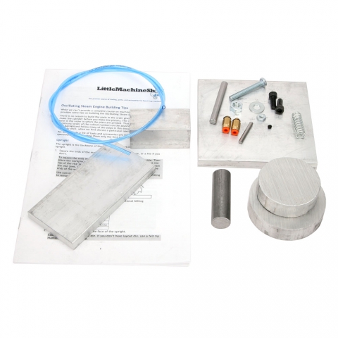 Oscillating Steam Engine Material Kit - Kit Contents